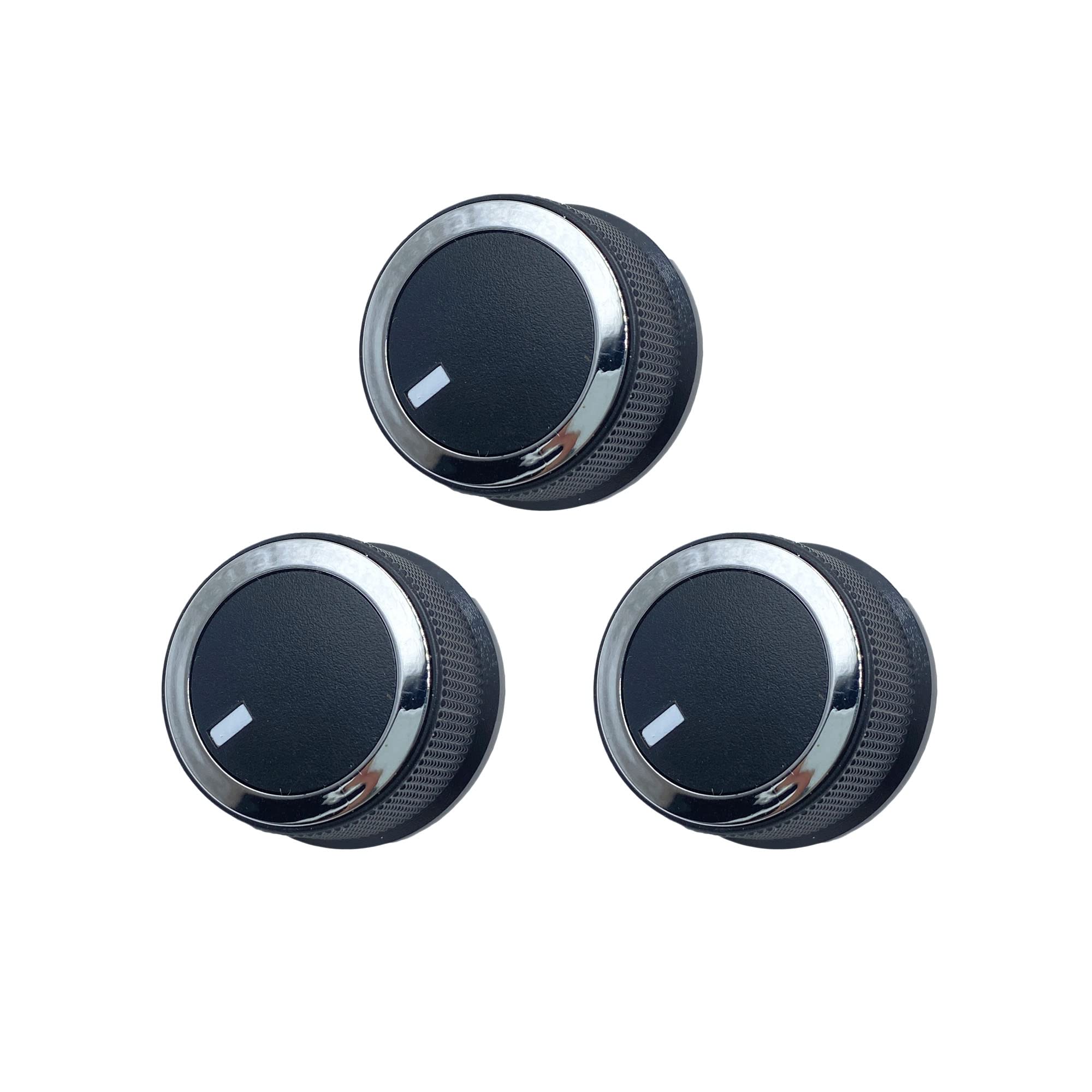 84141127 3Pcs Express Heater Ac Temperature Control Knob Fit For 2008-2017 Chevrolet